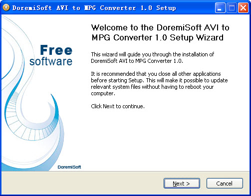 Convert AVI to MPG, MP3 file